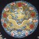 Chinee blue dragon robe