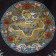 Chinee blue dragon robe