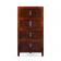 JUWOODEN SQUARE LATTICE DOORS CORNER CABINET